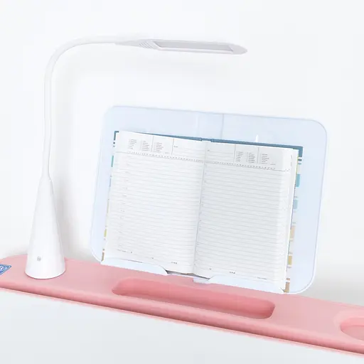 Дитяча Парта M 5068-8-2 зі стільцем, рожевий, підставка для книги - фото 6