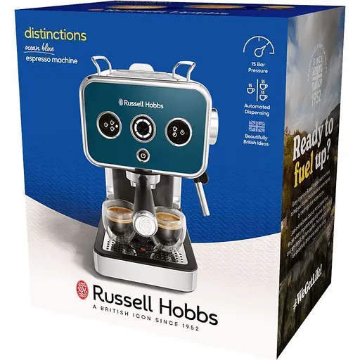 Кавоварка ріжкова Russell Hobbs Distinctions Blue (26451-56) [144642] - фото 11