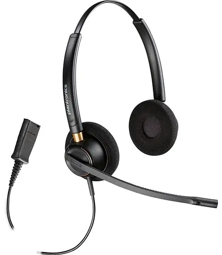 Компьютерная стереогарнитура On-ear EncorePro 520, Quick Disconnect, всенаправленный, черный Poly teh0013209 - фото 2