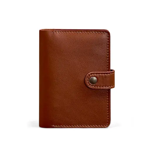 Шкіряна обкладинка для паспорта 3.0 світло-коричнева - фото 8