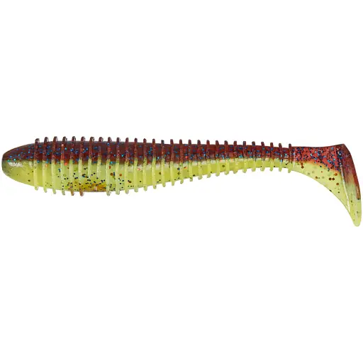 Силікон Keitech Swing Impact Fat 3.8" EA#15 grape chart red flk (6 шт/уп)