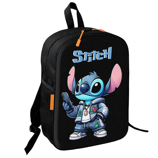 Рюкзак школьный детский с принтом Стич 36х27 см подростковый для мальчика, девочки (4063)