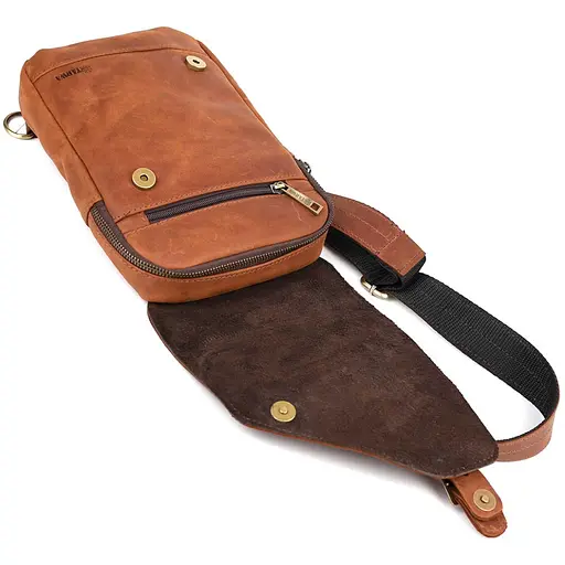 Шкіряна сумка-слінг Tarwa 18х27х4.5 см sum0025600 - фото 6