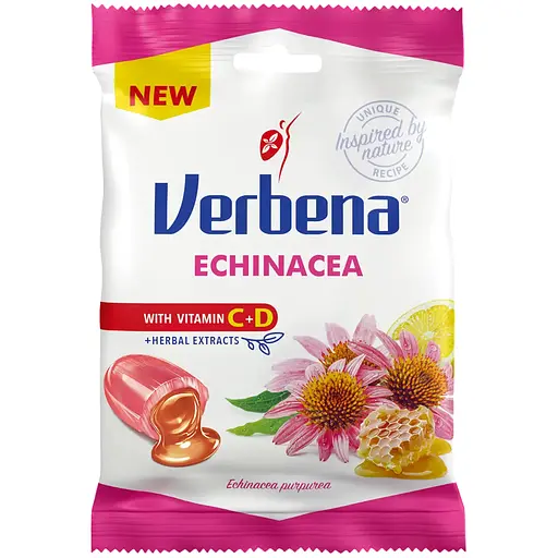 Леденцы Verbena с эхинацеей, медом, лимоном и витаминами C и D