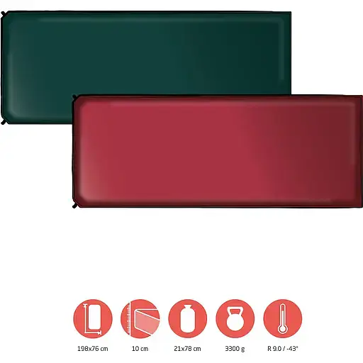 Коврик самонадувной Grand Canyon Hancock 10.0 XW Botanical Garden (350020) - фото 5