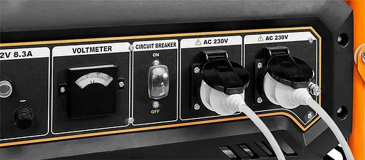 Генератор бензиновий Neo Tools 2.8/3кВт, електростартер + Портативний зарядний пристрій сонячна панель (90-140) - фото 16