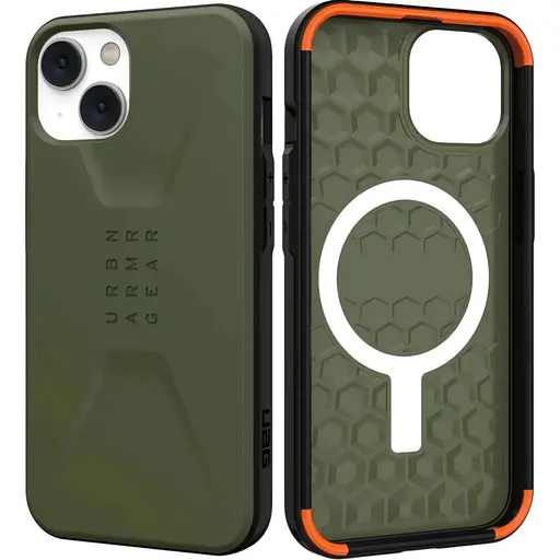 Оригінальний протиударний чохол UAG Civilian Olive Drab для iPhone 13 / iPhone 14 (114036117272)