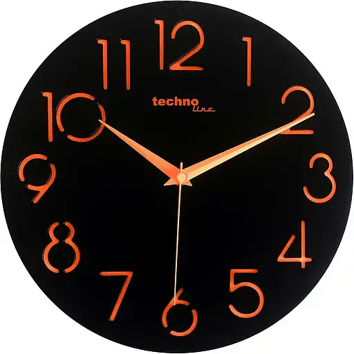 Годинник настінний Technoline WT7230 Black (WT7230) - фото 1