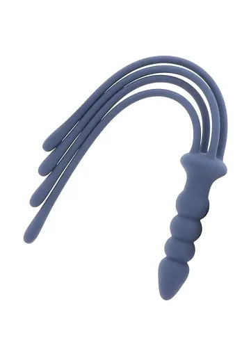Флогер Taboom Silicone Supreme Whip Plug 38 см (синій) - фото 7