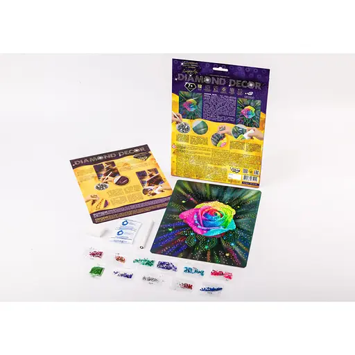 Набір креативної творчості Алмазна троянда DD-01-05 "DIAMOND DECOR" - фото 2