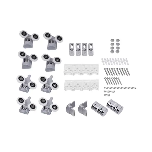 Душевая кабина Latwa SC90x90. SAT.MID.FR полукруглая, стекло Frost 4 мм + душевой поддон KAPIELKA ST90x90x26, с панелью Lidz, универсальная, хром матовый, глубина более 20 см - фото 8