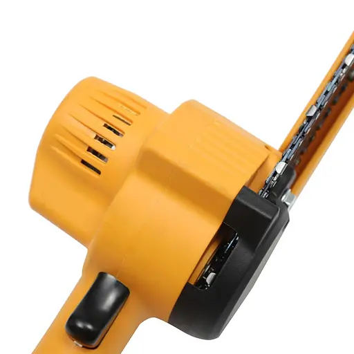 6-дюймовая мини-портативная электрическая бензопила беспроводная цепная пила мощностью аккумулятора 550 Вт желтый - фото 2