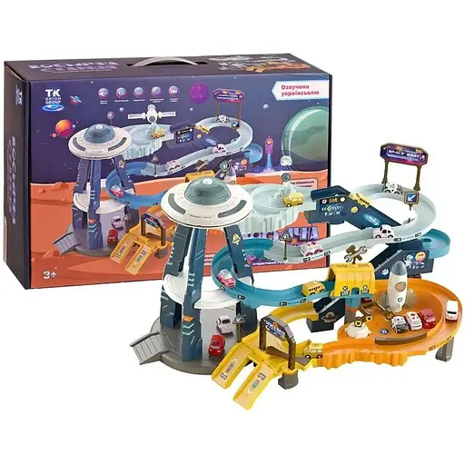 Интерактивный автотрек TK Group TK-40670 Космическая станция с озвучиванием на украинском языке, песнями, сказками - фото 2