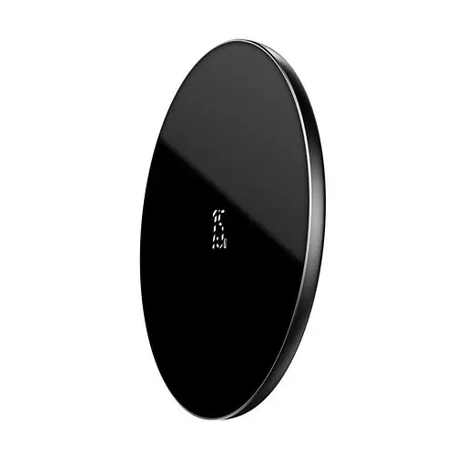 Бездротове зарядне Baseus Simple Wireless Charger 15 W (WXJK-B01) чорне - фото 2