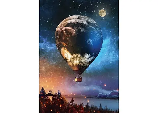 Пазл Art Puzzle Неоновая серия: Путешествие на Луну 1000 эл. (5013) - фото 2