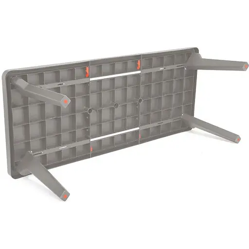 Стол для сада Bica Bergen пластиковый раздвижной серо-бежевый. - фото 4