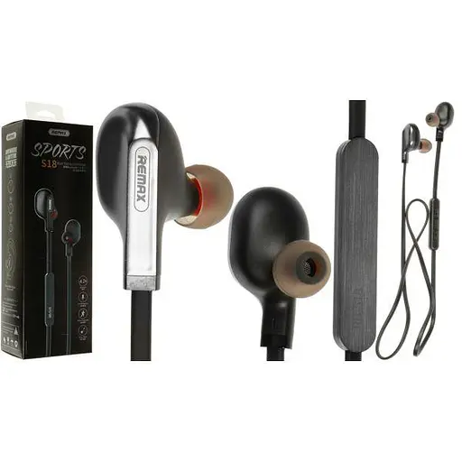 Bluetooth stereo гарнітура Remax RB-S18 black - фото 6