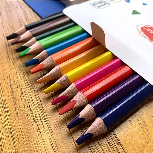 Карандаши цветные Acmeliae Super Jumbo, 12 цветов, треугольный корпус, 5 мм - фото 2