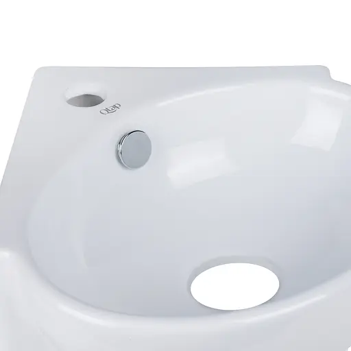 Умивальник Qtap Leo 390x365x130 White QT11115010WN, Білий - фото 4