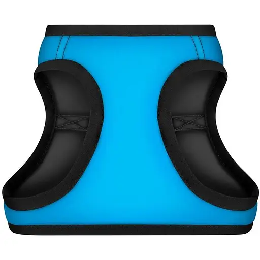 Шлея для собак Waudog Clothes м'яка з QR паспортом, "Colors of freedom", S1 - фото 2