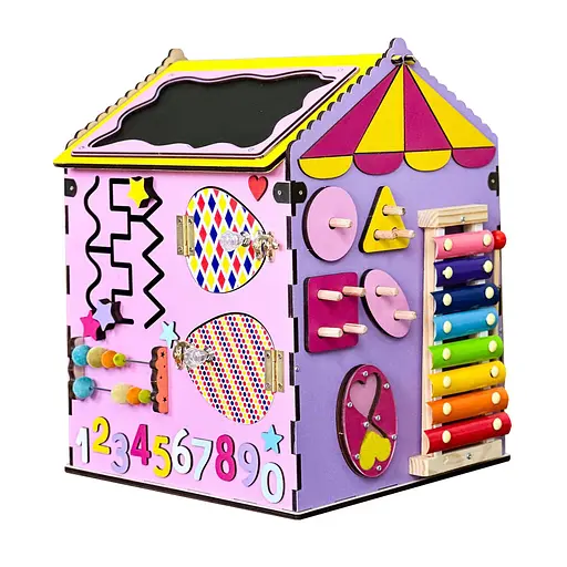 Развивающая игрушка Бизикуб "Цирк" Temple Group ST413535002, 41 х 35 см - фото 1