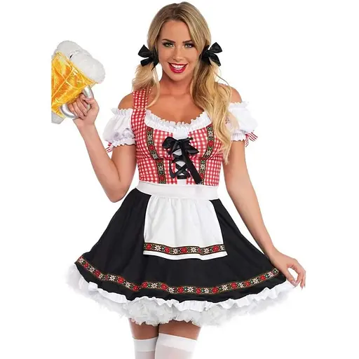 Еротичний костюм Leg Avenue Beer Garden Babe L
