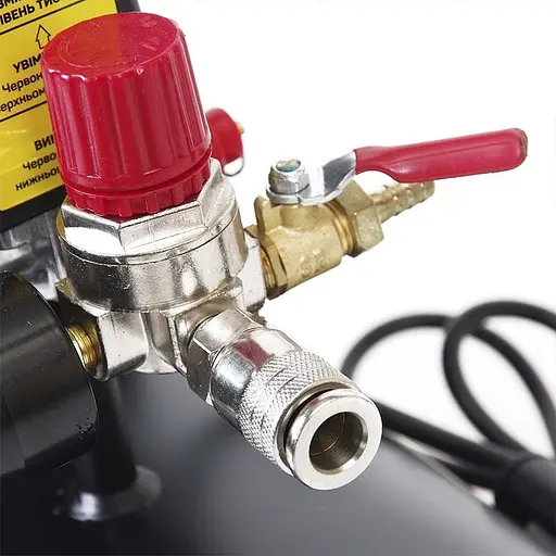 Компресор двоциліндровий безмасляний Apro OFE-24 1,5 кВт 240 л/хв 24 л 30412 - фото 7