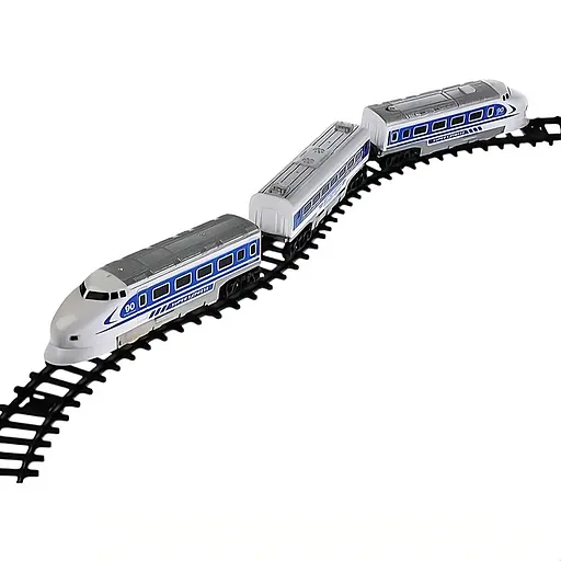 Іграшковий поїзд TK Group TK-93266 - українська озвучка, світло і звук, 5 вагонів