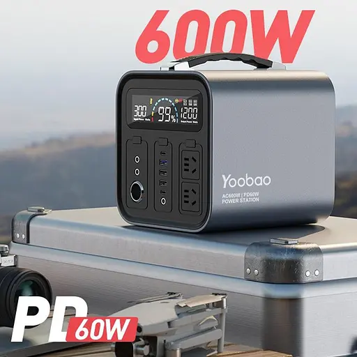 Портативная зарядная электростанция Yoobao EN600S 600Wh - фото 5
