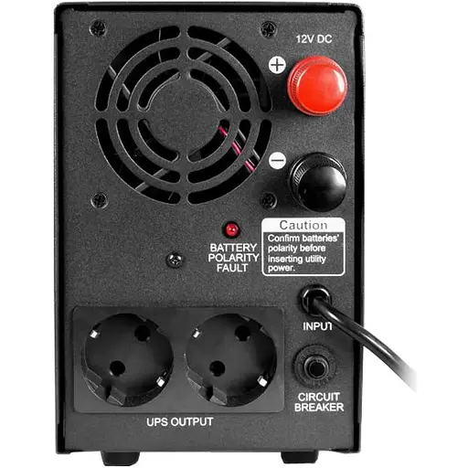 ДБЖ Powercom NF-800AP LCD ІНВЕРТОР 800VA/480W 2 х EURO (Schuko), AVR, USB - фото 4