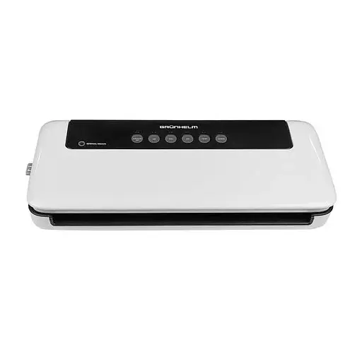 Вакуумний пакувальник Grunhelm GV110BW вакууматор Білий 120 Вт - фото 1