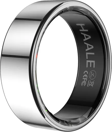 Смарт кольцо HAALE Android & iOS Bluetooth 5.0 — Мужское подключенное кольцо — IP68 Водонепроницаемое, Менструация, Сон, стресс
