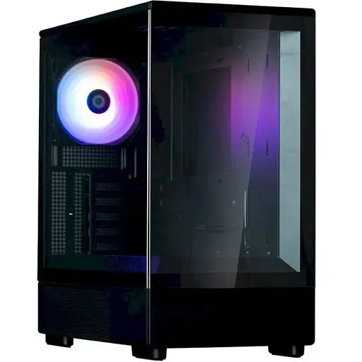 Корпус Zalman P10, чорний, Mini Tower, без БЖ, для Micro ATX / Mini ITX, 1xType-C / 1xUSB 3.0, макс. CPU - 173 мм / VGA - 384 мм, - фото 1
