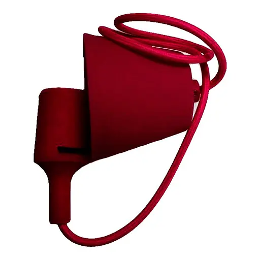 Светильник силиконовый ART-LOFT E27 красный LUMANO - фото 1