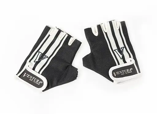 Велорукавиці дитячі Ventura з короткими пальцями 3 чорні (G0000281) - фото 3