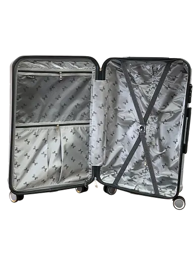 Чемодан Большой (L) Полипропилен На 4-х Двойных Колесах 100л my POLO PP001-L - фото 4