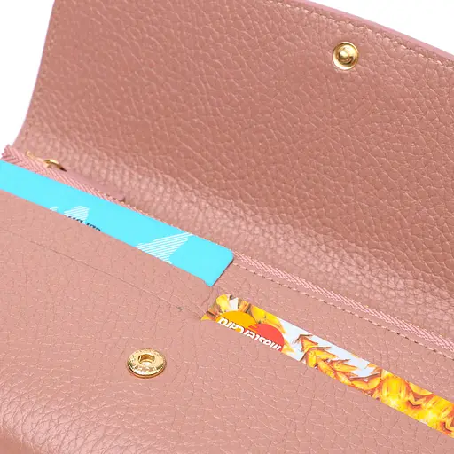 Отличный женский кошелек с монетницей на молнии из натуральной кожи Tony Bellucci 19х9.5х1.5 см acs0029641 - фото 4