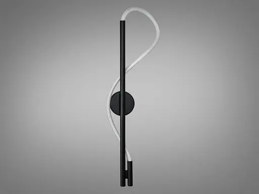 Светодиодный настенный светильник Мотузка, 14 Вт, черный - фото 1