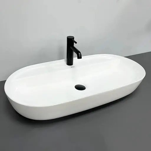 Умивальник VBI Terni M white накладний VBI-011801, Білий - фото 1