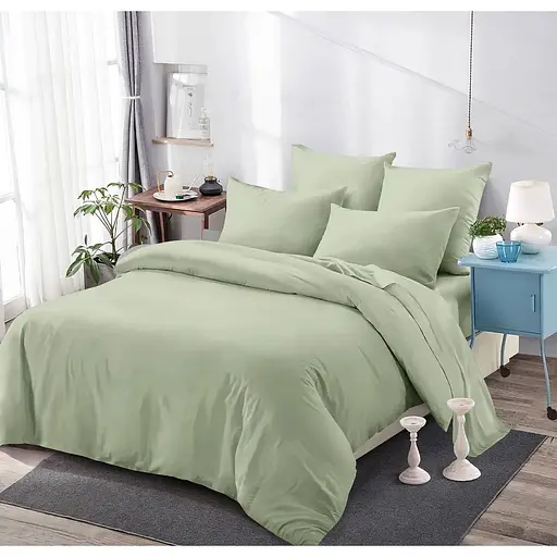 Комплект постельного белья Soho Lounge One Olive Евро 200x230 см оливковый (A130194)