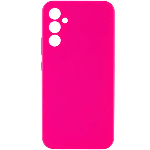 Чохол Lakshmi Silicone Cover Full Camera AAA для Samsung Galaxy S24+ Рожевий/Barbie pink