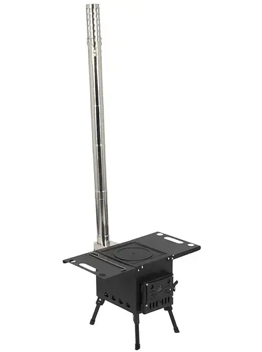 Піч дров'яна Bo-Camp Falconwood Black (8618600) (DAS302436) - фото 3