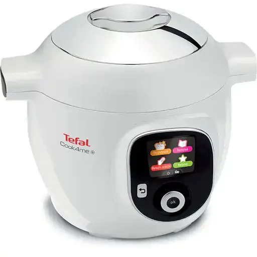 Мультиварка Tefal Cook4Me+ CY851130 6л 1600Вт 6 програм додаток 150 рецептів біло-сіра - фото 2