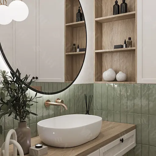 Умивальник VBI Modena white накладний VBI-012000, Білий - фото 2