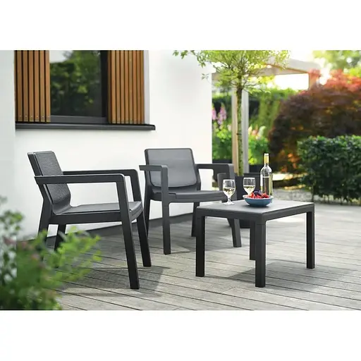 Набір меблів Keter Emily Balcony set з подушками графіт - фото 5