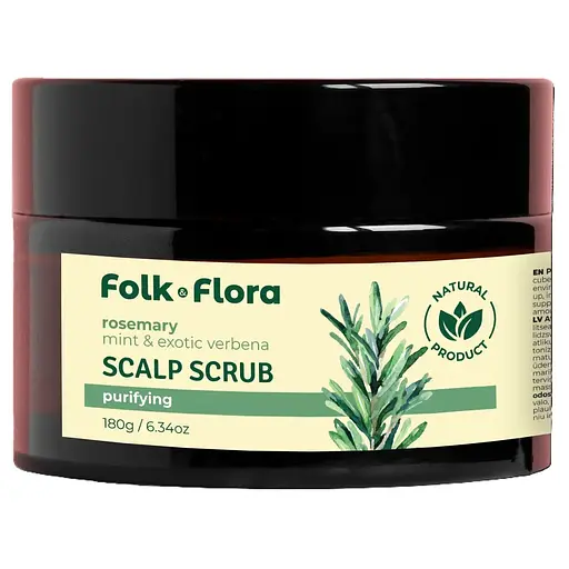 Скраб для шкіри голови Folk&Flora Розмарин 180 г