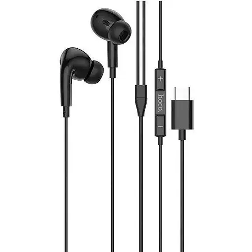 Навушники HOCO M101 Pro Crystal sound Type-C wire-controlled digital earphones with microphone Black - фото 1