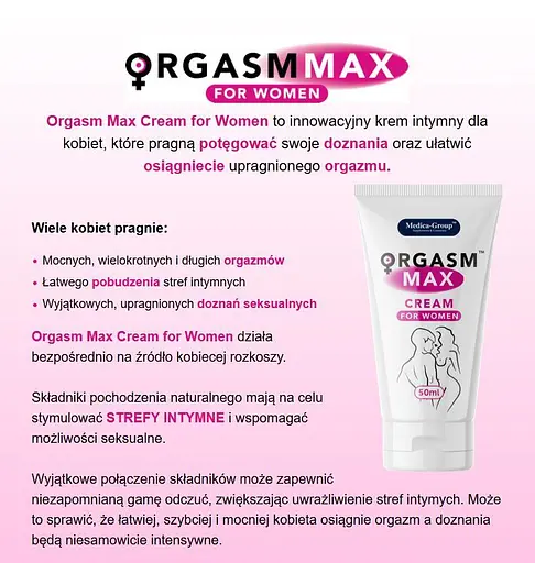 Збуджувальний крем для жінок Medica-Group Orgasm Max Cream For Women 50 мл - фото 4