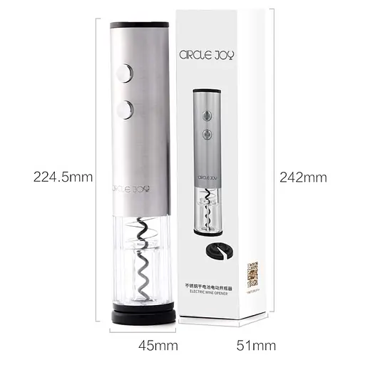 Электроштопор Xiaomi Circle Joy Electric Wine Bottle Opener (CJ-EKPQ01) Silver - фото 2