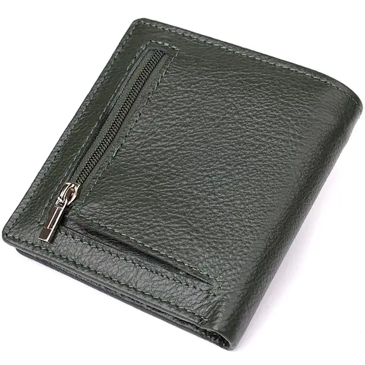 Жіночий гаманець на магніті з натуральної шкіри ST Leather 9.5х10х2 см acs0029654 - фото 2